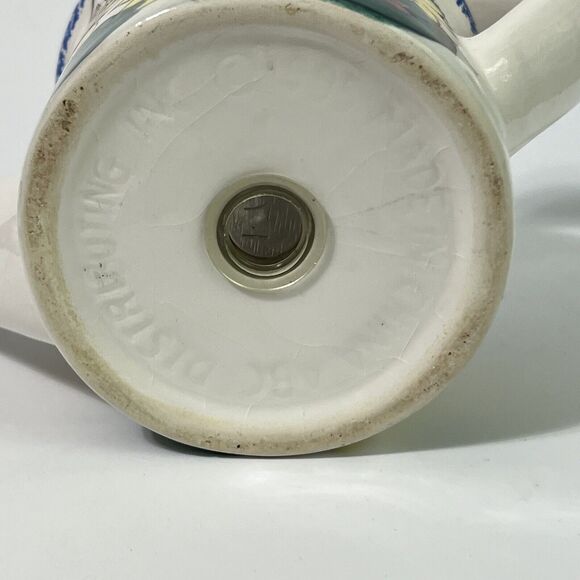 Vintage 80's Sculptural Watering Can Ceramic Flower Frog Propagation Station - Picture 12 of 13